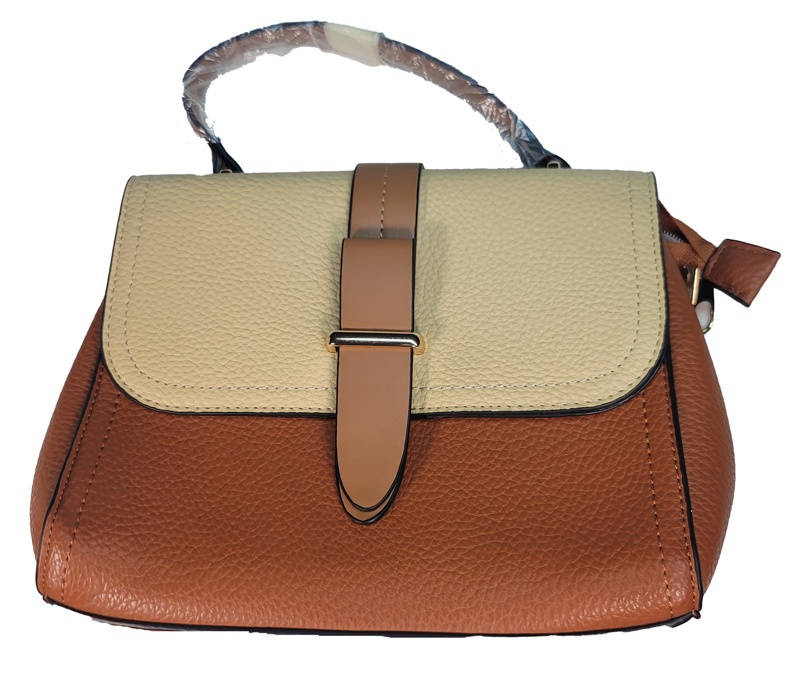 Rivera's Pebbled Faux Leather Hobo Bag, Camera Purse in Brown